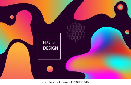 Minimal Geometric background with gradient color. vector illustration. gradient shape composition. eps 10 vector