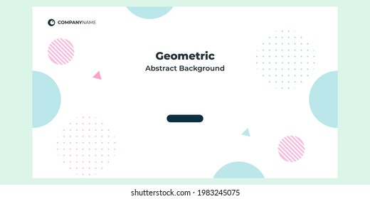 Minimal geometric background with gradient colors