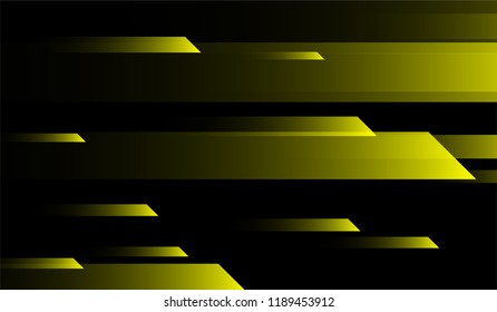 Minimal Geometric Background. Gradient Shapes on Black Background. Colorful Modern Design for Wallpaper, Banner, Placard.