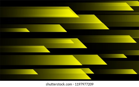 Minimal Geometric Background. Gradient Shapes on Black Background. Colorful Modern Design for Print, Brochure, Placard.