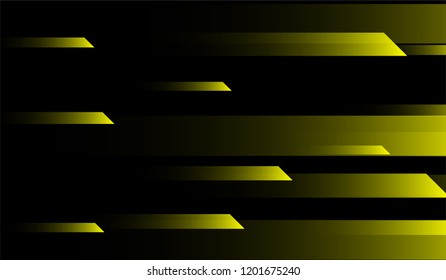 Minimal Geometric Background. Gradient Shapes on Black Background. Bright Modern Design for Print, Brochure, Poster.
