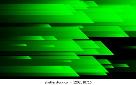 Minimal Geometric Background. Gradient Shapes on Black Background. Colorful Trendy Design for Print, Cover, Poster.