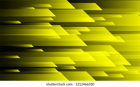 Minimal Geometric Background. Gradient Shapes on Black Background. Bright Futuristic Design for Print, Brochure, Placard.