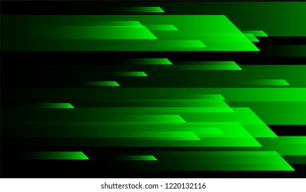 Minimal Geometric Background. Gradient Shapes on Black Background. Bright Futuristic Design for Print, Cover, Poster.