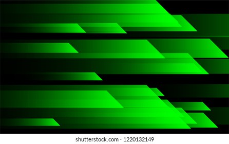 Minimal Geometric Background. Gradient Shapes on Black Background. Colorful Futuristic Design for Print, Brochure, Poster.