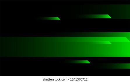 Minimal Geometric Background. Gradient Shapes on Black Background. Colorful Futuristic Design for Print, Brochure, Poster.