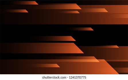 Minimal Geometric Background. Gradient Shapes on Black Background. Bright Trendy Design for Card, Cover, Banner.