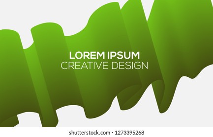 Minimal geometric background. Gradient shapes composition. Eps10 vector.