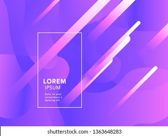 Minimal geometric background. Gradient shapes composition. Eps10 vector.