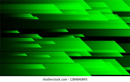 Minimal Geometric Background. Gradient Shapes on Black Background. Bright Modern Design for Print, Brochure, Poster.
