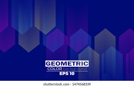 Minimal geometric background. gradient shapes composition. Applicable for gift card,  Poster on wall poster template,  landing page, ui, ux ,coverbook,  baner, social media posted