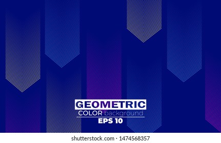 Minimal geometric background. gradient shapes composition. Applicable for gift card,  Poster on wall poster template,  landing page, ui, ux ,coverbook,  baner, social media posted