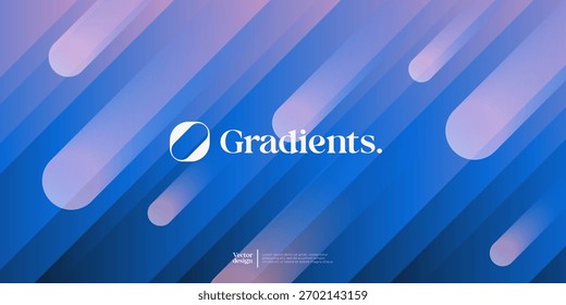 Fundo geométrico mínimo. Composição das formas de gradiente.