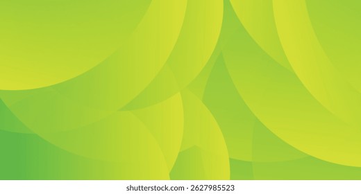 Minimal geometric background. green Dynamic shapes composition. vector eps10