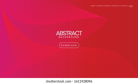 Minimal geometric Background and Landing page abstract theme. Waves and block Pattern.