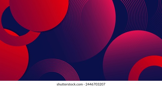 Minimal geometric background. Modern abstract gradient circle shapes. Futuristic concept. Suit for cover  backdrop  banner  brochure  card  presentation  header  website  flyer