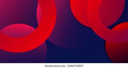 Minimal geometric background. Modern abstract gradient circle shapes. Futuristic concept. Suit for cover  backdrop  banner  brochure  card  presentation  header  website  flyer