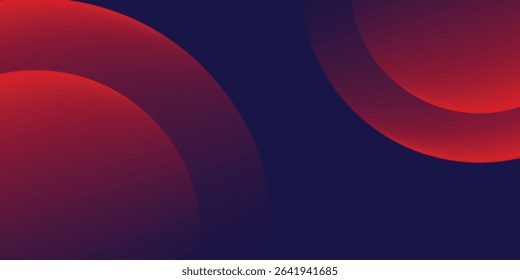 Minimal geometric background. Modern abstract gradient circle shapes. Futuristic concept. Wave abstract background. Vector illustration