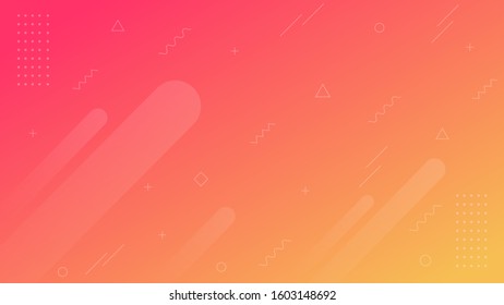 Minimal geometric background. Modern geometric gradient background vector.