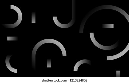 Minimal geometric background. Monochrome colors. Eps10 vector.
