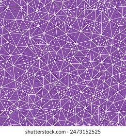 Minimal geometric background. Multiple repeated inner triangles. Compact triangle size. Solid color style. Seamless pattern. Modern vector tiles. Beautiful vector illustration.