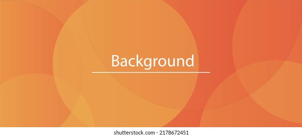 Minimal geometric background. Orange circles with liquid gradient. Dynamic composition of forms.