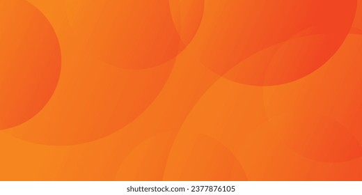 Minimal geometric background. Orange element with fluid gradient. Composition of vector modern dynamic shapes