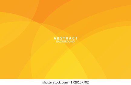 Minimal geometric background. Orange elements with fluid gradient. Dynamic shapes composition. Eps10 vector