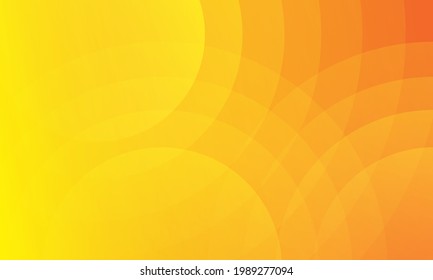 Minimal geometric background. Orange elements with fluid gradient. Cool background design for posters. Eps10 vector