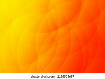 Minimal geometric background. Orange elements with fluid gradient. Dynamic shapes composition with Copy Space