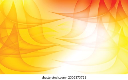 Minimal geometric background. Orange elements with fluid gradient. Dynamic shapes composition. Eps10 vector