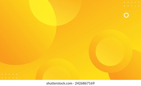 Minimal geometric background. Orange elements with fluid gradient. Fit for presentation design. wallpapers, brochure, posters