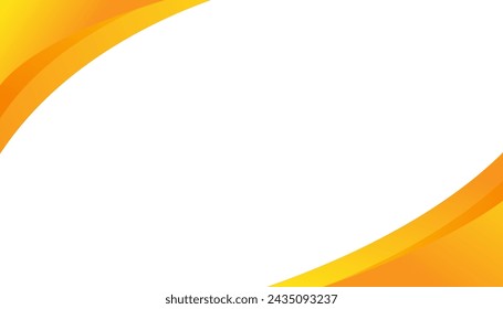 Minimal geometric background. Orange elements with fluid gradient. Used to decorate advertisements, publications, Eps10 vector
