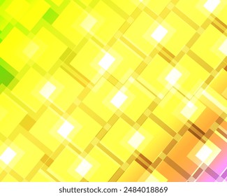 Minimal geometric background. Orange elements with fluid gradient. Dynamic shapes composition. Eps10 vector
