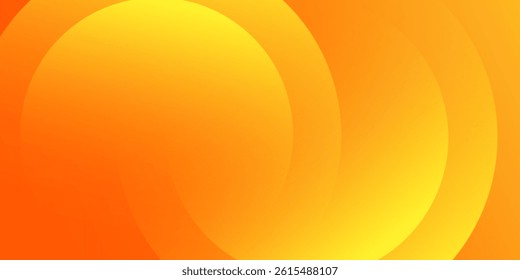 Minimal geometric background. Orange elements with fluid gradient. Dynamic shapes composition. Eps10 vector