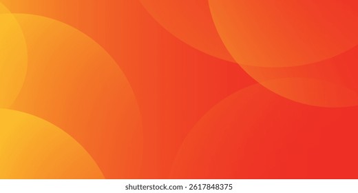 Minimal geometric background. Orange elements with fluid gradient. Dynamic shapes composition. Eps10 vector