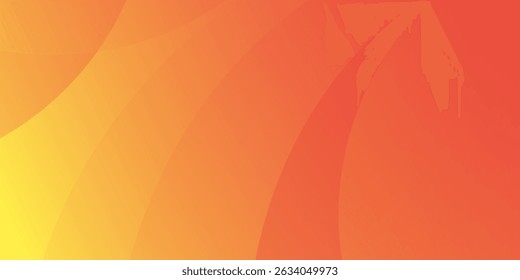 Minimal geometric background. Orange elements with fluid gradient. Dynamic shapes composition. Eps10 vector. modern illustration