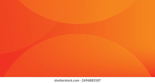 Minimal geometric background. Orange elements with fluid gradient. Dynamic shapes composition. Eps10 vector