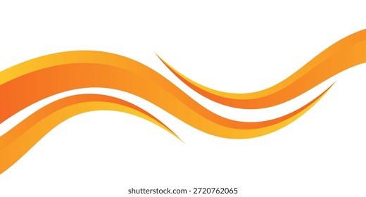 Fondo geométrico mínimo. Elementos anaranjados con gradiente de líquido. Composición de Formas dinámicas. Vector Eps10