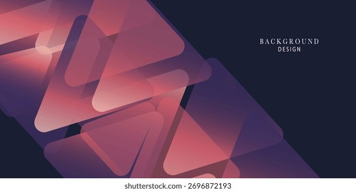 Fondo geométrico mínimo. Composición de Formas superpuestas.