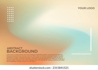 Minimal geometric background pastel color. Dynamic shapes composition. Eps10 vector.