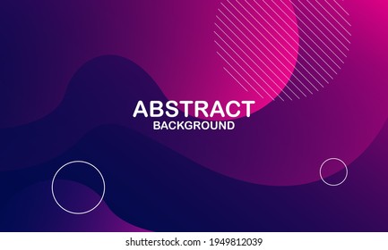 Fondo geométrico mínimo. Elementos rosados con gradiente de fluido. Composición dinámica de formas. Ilustración del vector