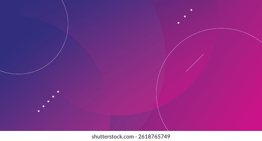 Minimal geometric background. Pink elements with fluid gradient. Dynamic shapes composition. Eps10 vector