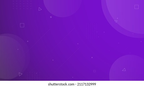 Minimal geometric background. Purple elements with circle gradient. Dynamic shapes composition. Eps10 vector
