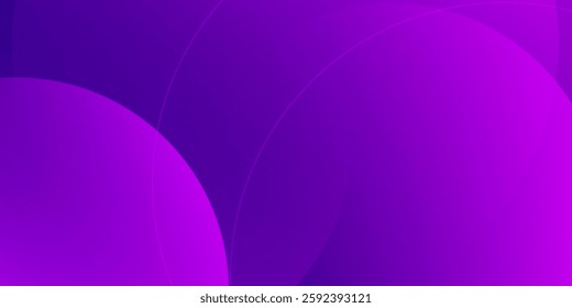 Minimal geometric background. Purple elements with fluid gradient. Dynamic shapes composition. Eps10 vector