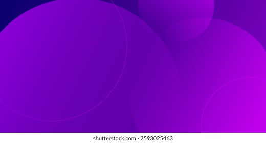 Minimal geometric background. Purple elements with fluid gradient. Dynamic shapes composition. Eps10 vector