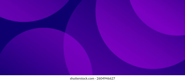 Minimal geometric background. Purple elements with fluid gradient. Dynamic shapes composition. vector