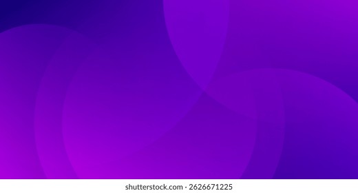 Minimal geometric background. Purple elements with fluid gradient. Dynamic shapes composition. Eps10 vector
