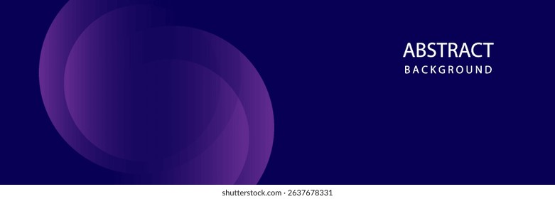 Minimal geometric background. Purple elements with fluid gradient. Dynamic shapes composition. 
