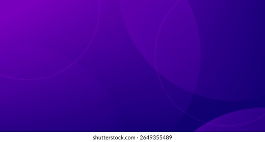 Minimal geometric background. Purple elements with fluid gradient. Dynamic shapes composition. Eps10 vector